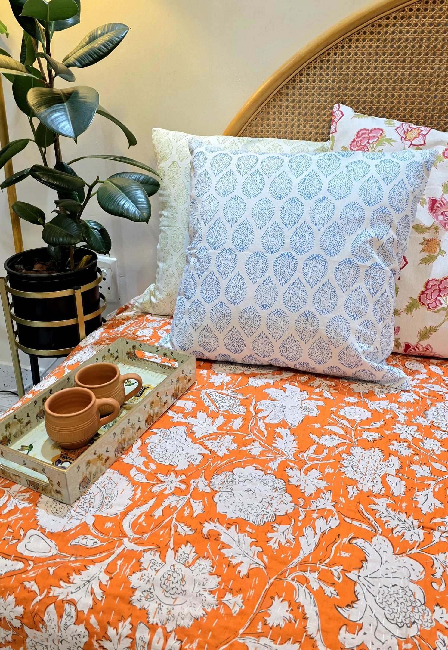 Kantha Bedspread/throw