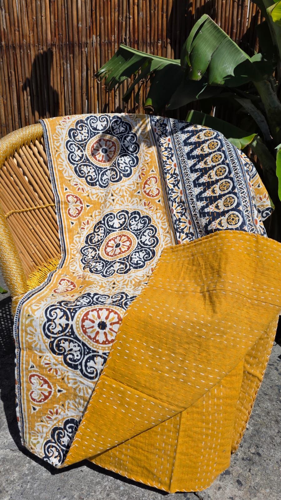 Kantha Bedspread